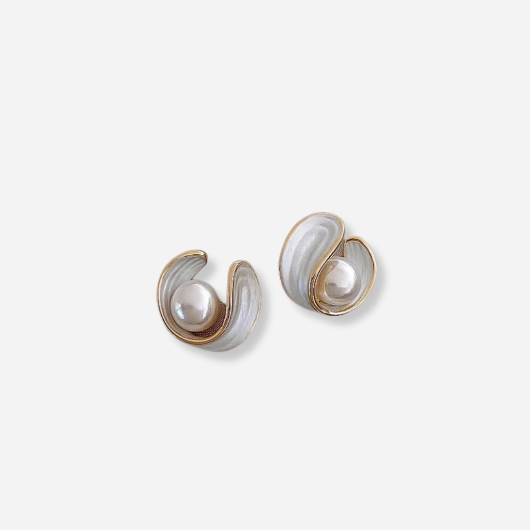 Phoebe | Luxe White Opal Earrings