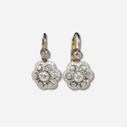 Harper | Vintage Crystal Earrings