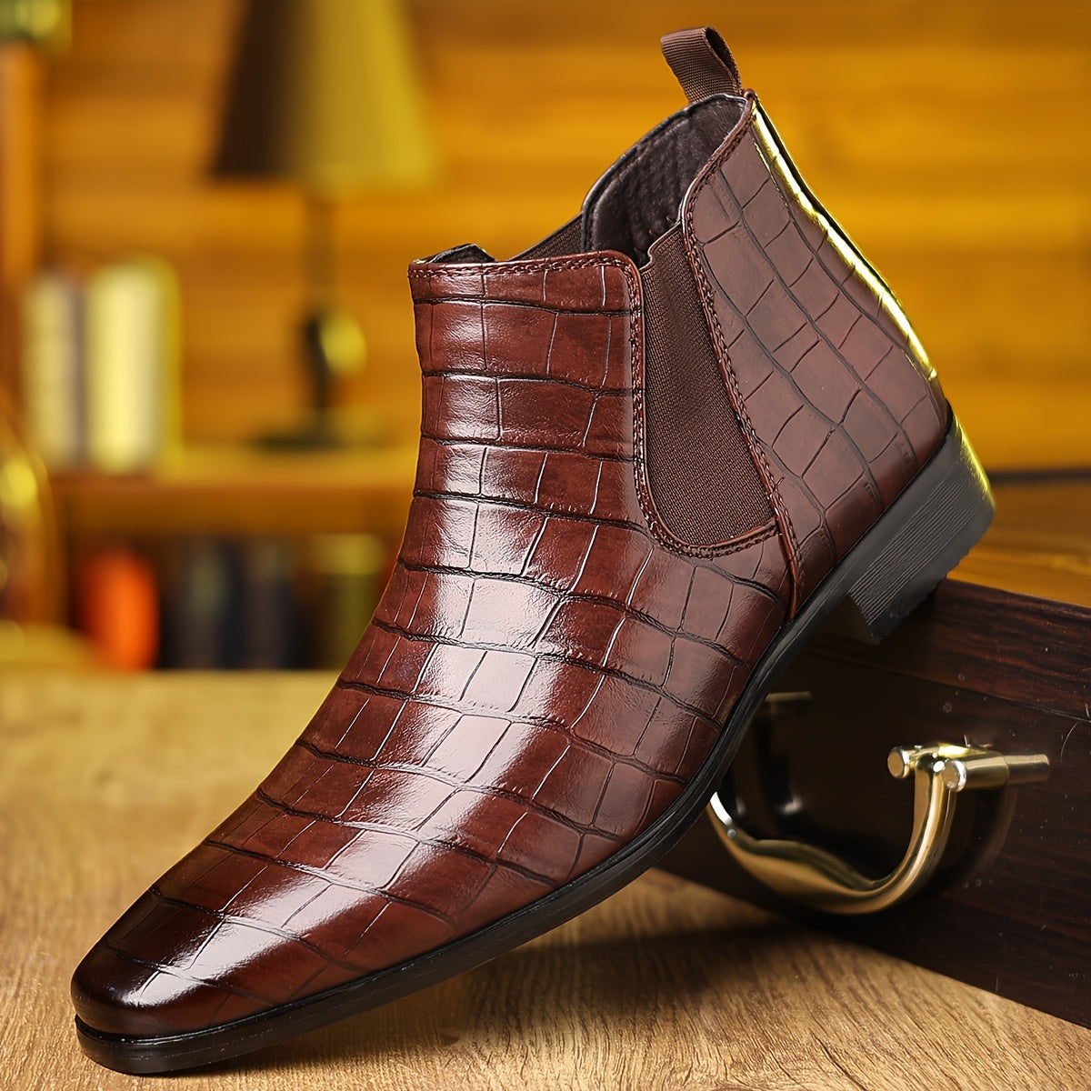 Edgar | Elegant Square-Toe Boots