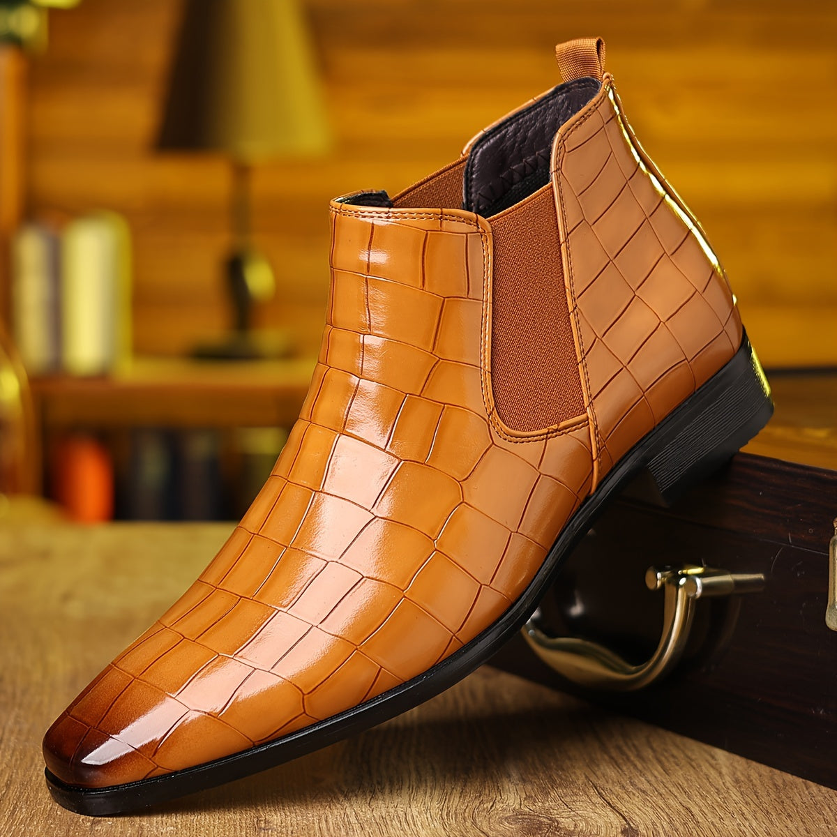 Edgar | Elegant Square-Toe Boots