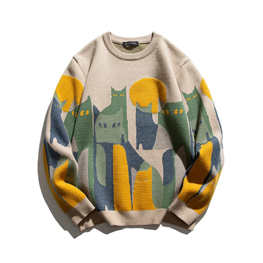 Samie | Unisex Cat Sweater