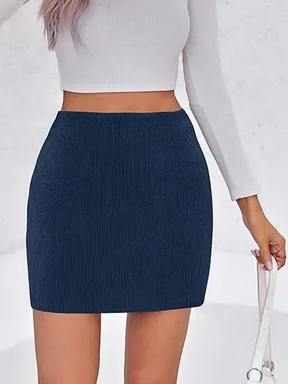 Leticia | Corduroy Mini Skirt