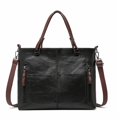 Jonatha | Vintage Style Leather Shoulder Bag