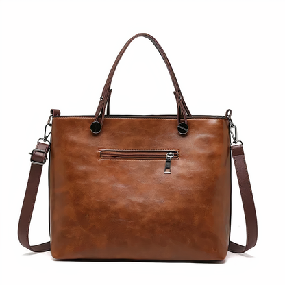 Jonatha | Vintage Style Leather Shoulder Bag