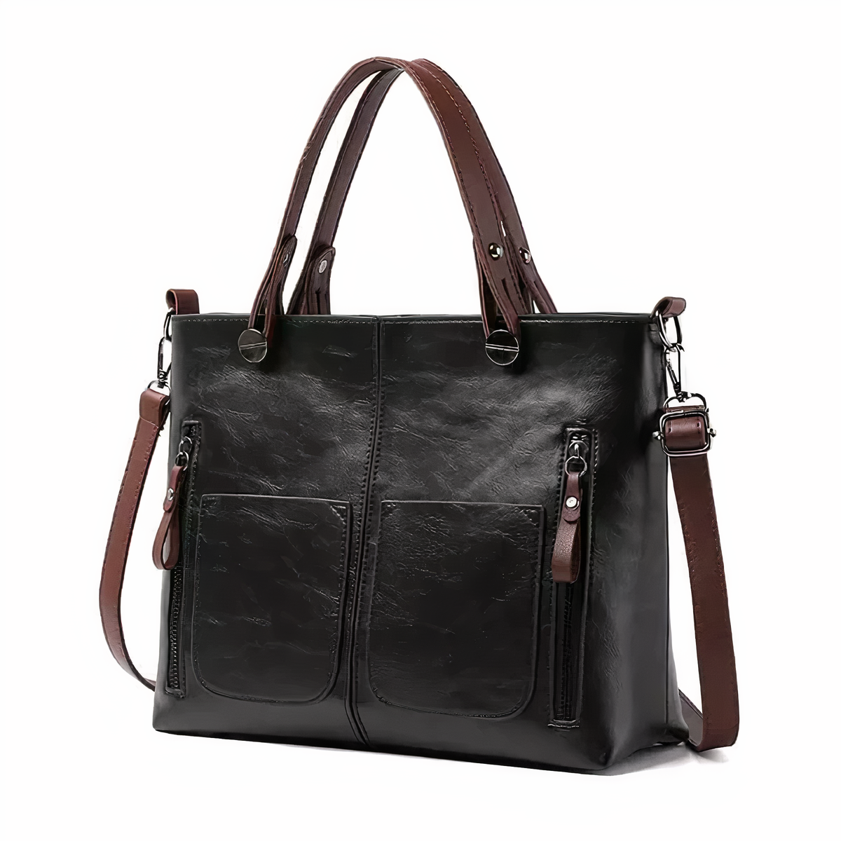 Jonatha | Vintage Style Leather Shoulder Bag