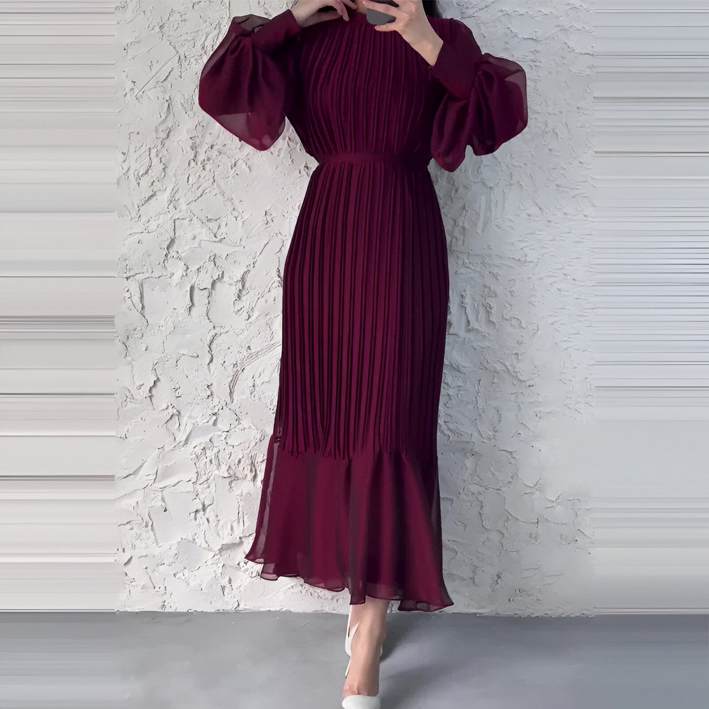 Eva | Timeless Pleated Dress