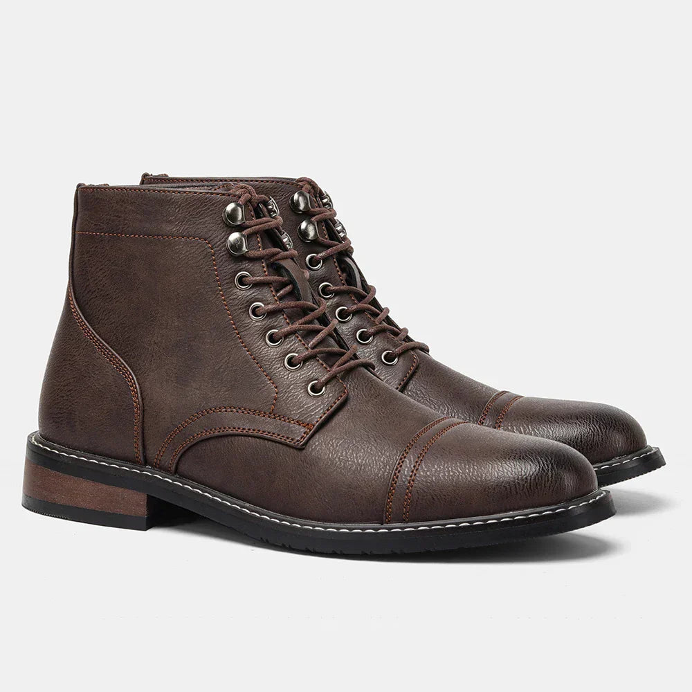 Callum | Classic Cap-Toe Derby Boots