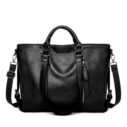 Jemima | Leather Shoulder Bag with Large Capacity