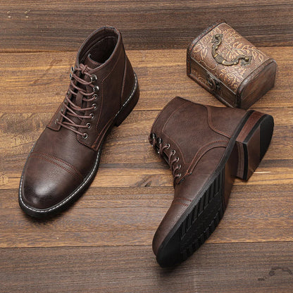 Callum | Classic Cap-Toe Derby Boots