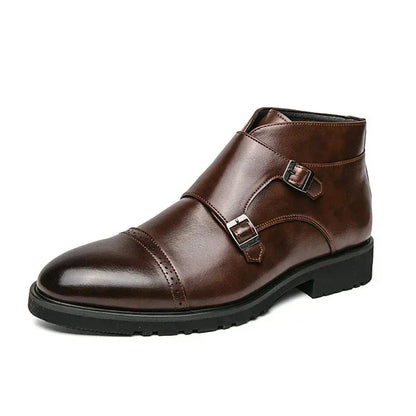 Oswald | Double-Monk Strap Boots