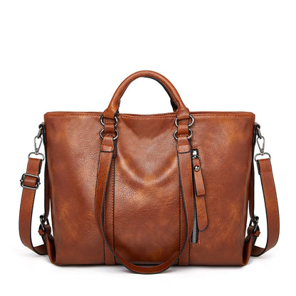 Jemima | Leather Shoulder Bag with Large Capacity