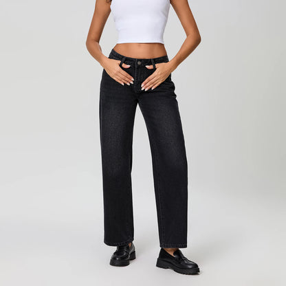 Cheska | Strech Wide Leg Trousers