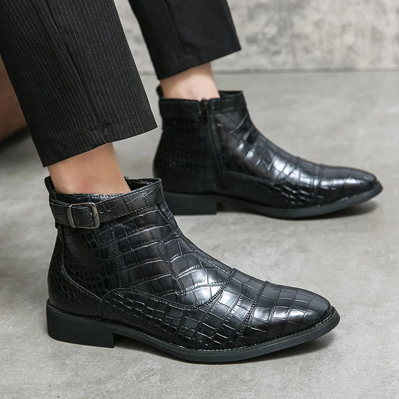 Tristan | Buckle Booties