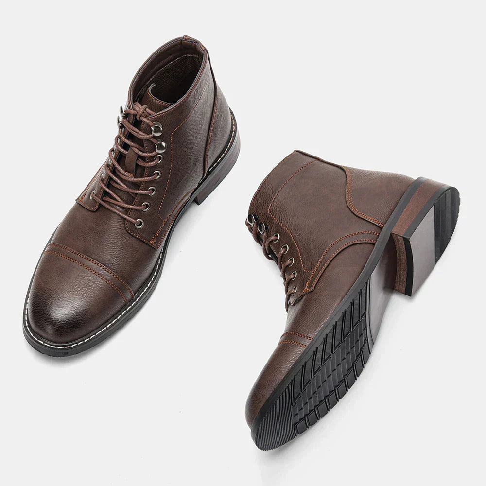 Callum | Classic Cap-Toe Derby Boots