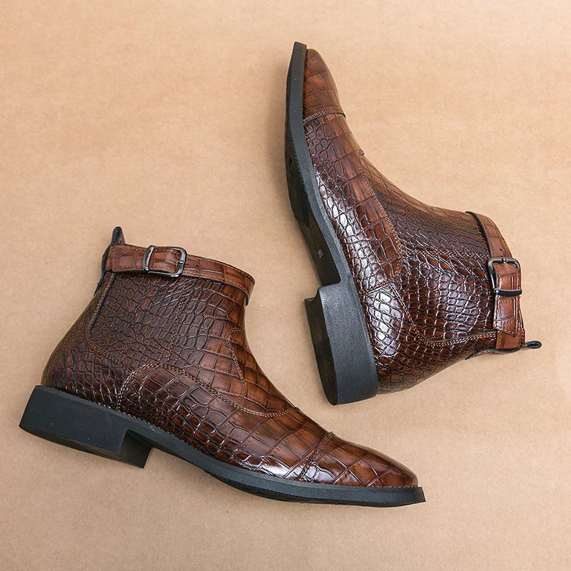 Tristan | Buckle Booties