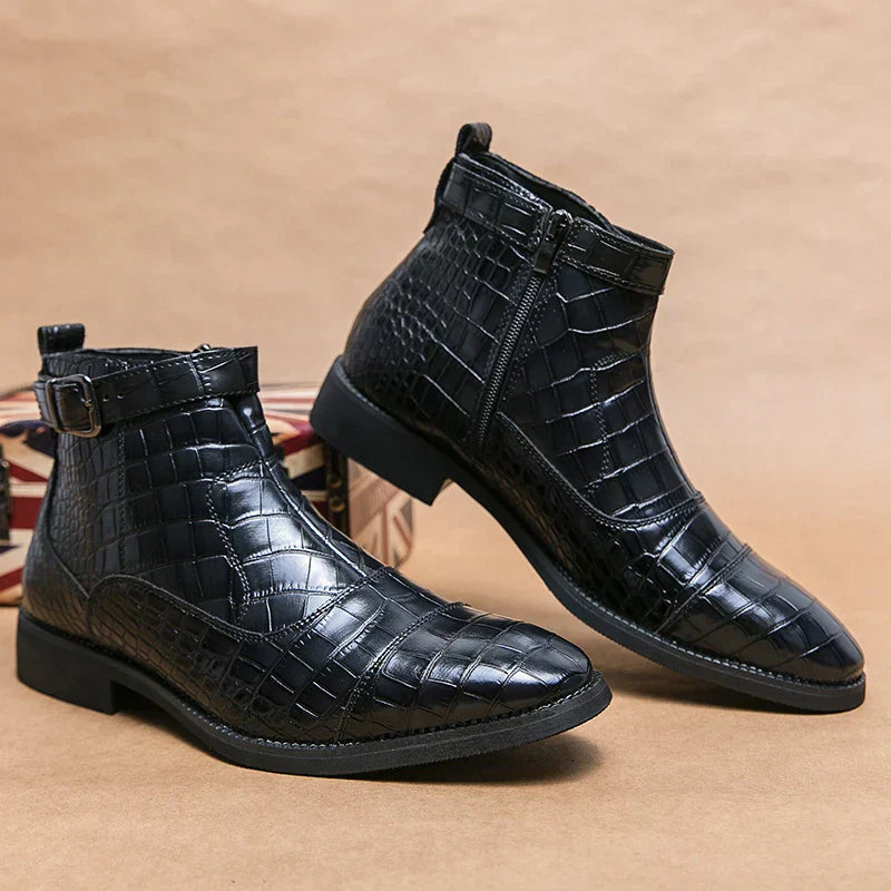 Tristan | Buckle Booties