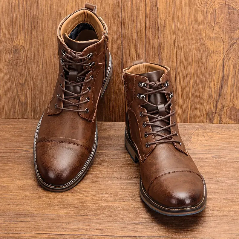 Maxwell | Men's Vintage Derby Boots