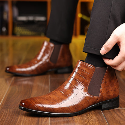 Edgar | Elegant Square-Toe Boots