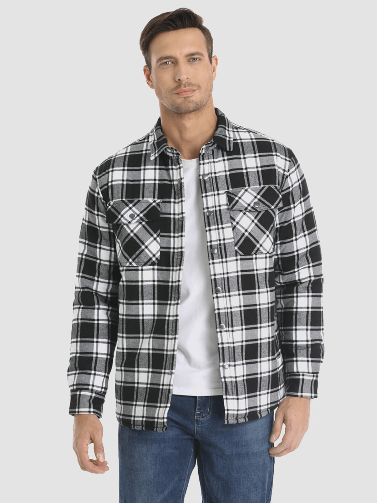 Daniel | Striped Flannel Jacket