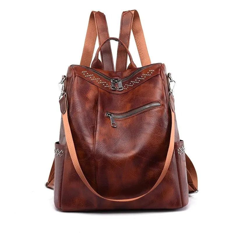 Eleanor | Vintage Leather Backpack