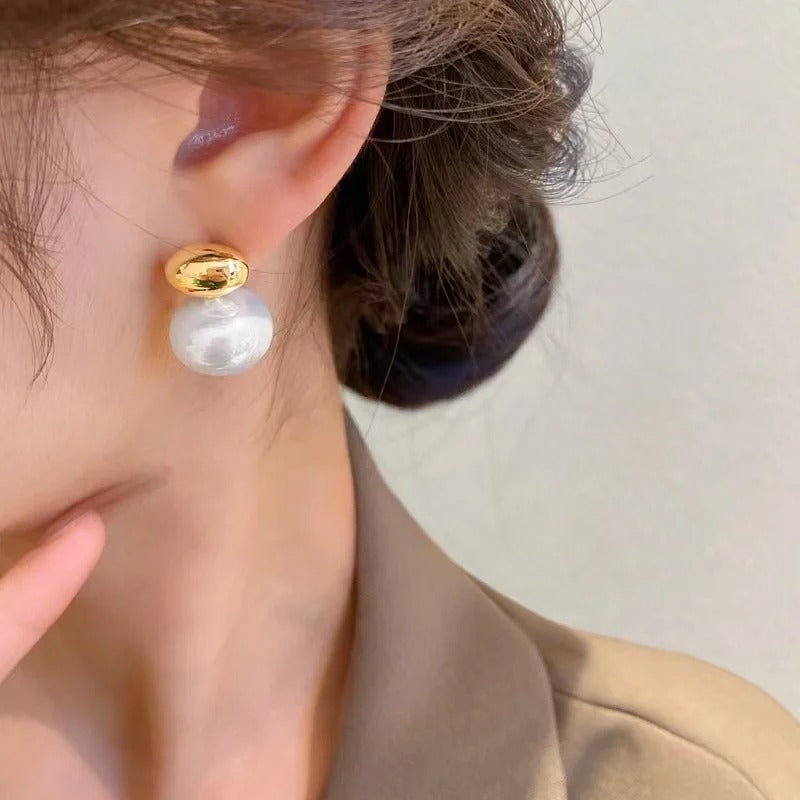 Eleanor | Vintage Pearl Earrings