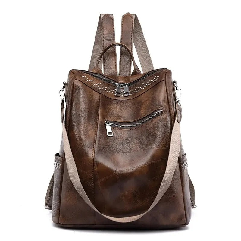 Eleanor | Vintage Leather Backpack