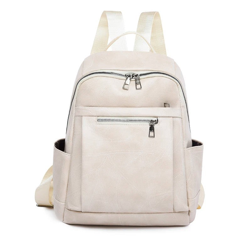 Violet | Leather Backpack