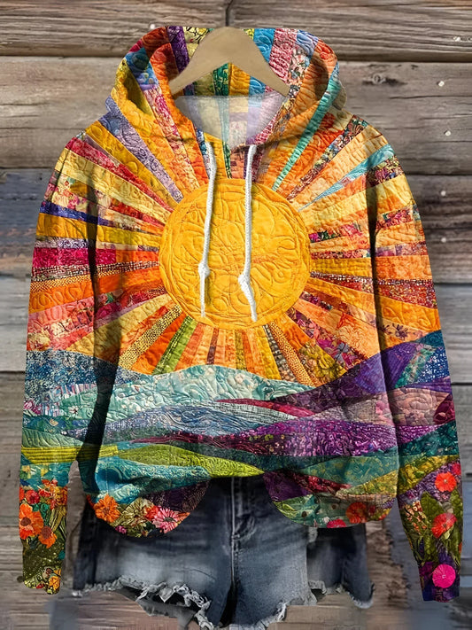 Eliza | Colorful Sunrise Hoodie